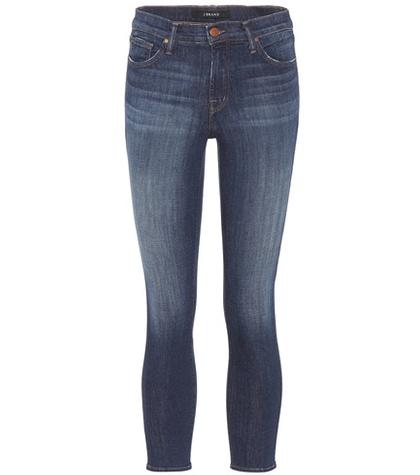 Roger Vivier Capri Mid-rise Cropped Jeans