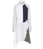 Jw Anderson Striped Cotton Shirt Dress
