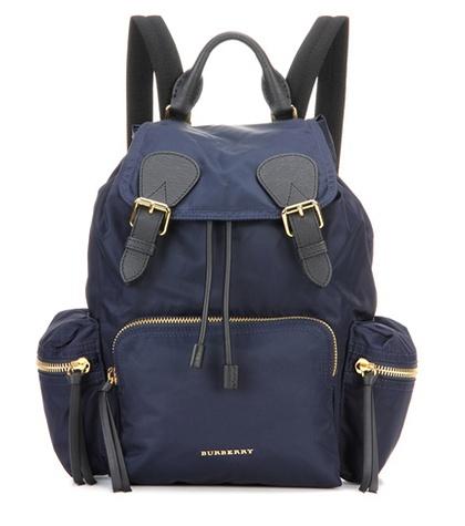 J Brand Leather And Fabric Rucksack Backpack