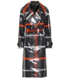 Marc Jacobs Plaid Coated Cotton Trench Coat