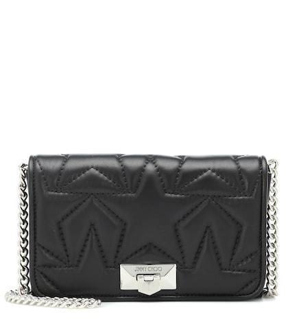 Jimmy Choo Helia Leather Shoulder Bag
