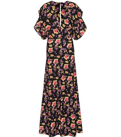 Dodo Bar Or Floral Printed Jersey Maxi Dress