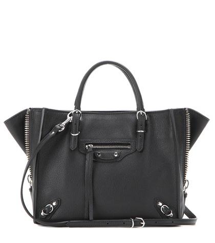 Adidas By Stella Mccartney Mini Papier A4 Zip Around Leather Shoulder Bag