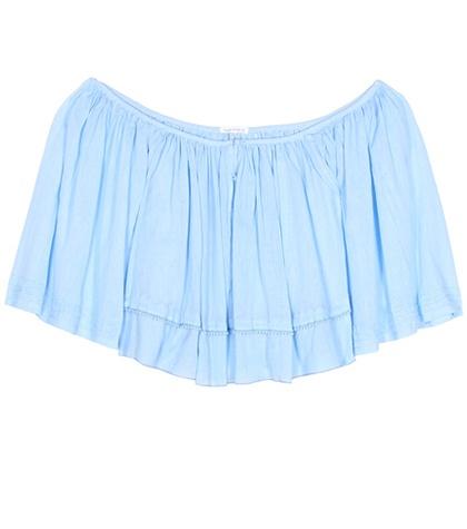 Poupette St Barth Cotton Crop-top