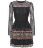 Philosophy Di Lorenzo Serafini Long Sleeve Silk Lace Dress