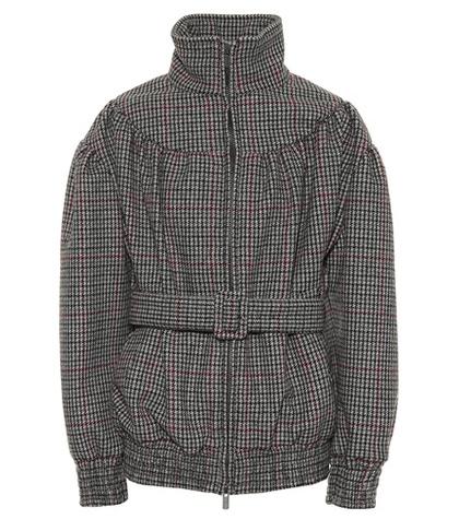 Miu Miu Houndstooth Wool Jacket