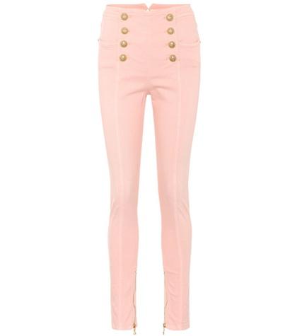 Balmain High-waisted Skinny Jeans