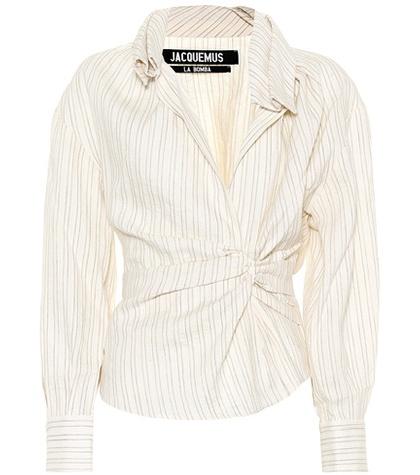 Jacquemus Le Chemise Belem Striped Blouse