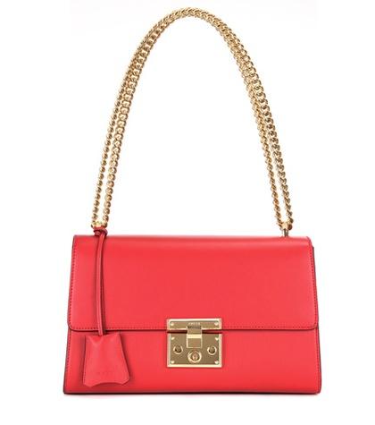 Gucci Padlock Leather Shoulder Bag