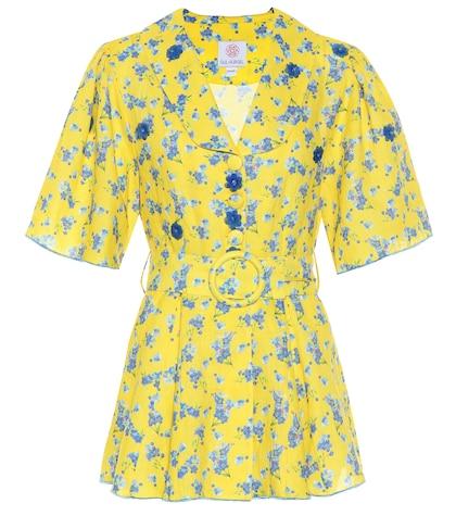 Gl Hrgel Floral Linen Top