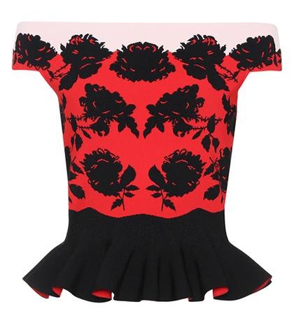 Tod's Off-the-shoulder Jacquard-knit Top