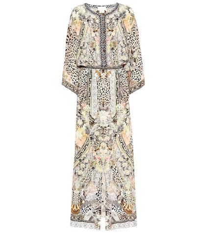 Camilla Printed Silk Maxi Dress