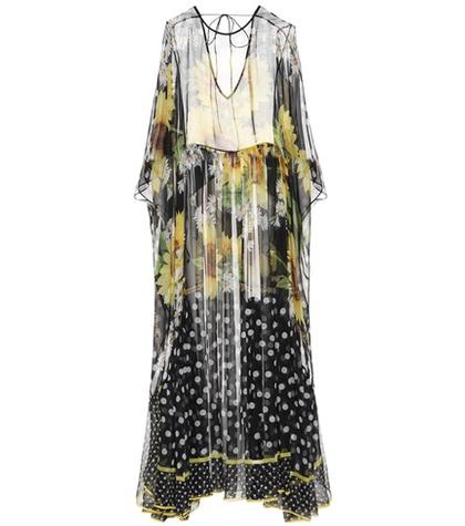 Dolce & Gabbana Silk Printed Kaftan