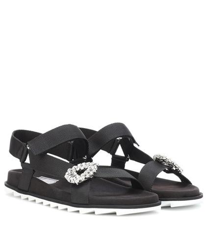 Roger Vivier Crystal-embellished Sandals