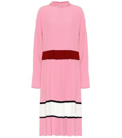 Nanushka Silk-blend Crêpe Midi Dress