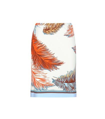 Emilio Pucci Printed Silk-blend Jersey Skirt