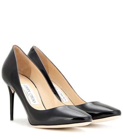 Jimmy Choo Esme 85 Patent Leather Pumps