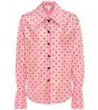 Marc Jacobs Polka-dot Silk Shirt