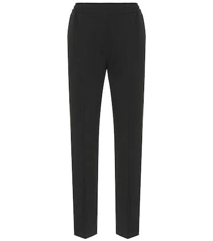 Etro Stretch-wool High-rise Pants
