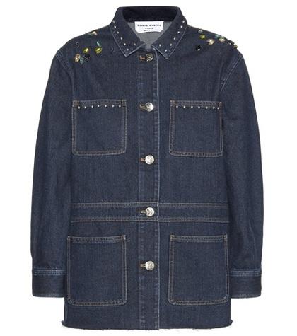 Chlo Embellished Denim Jacket