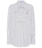 Msgm Striped Cotton Shirt