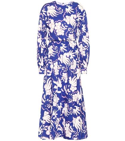 Valentino Floral Cotton Maxi Dress