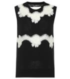 Dolce & Gabbana Lace-trimmed Wool-blend Top