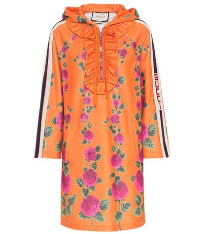 Gucci Floral-printed Jersey Minidress