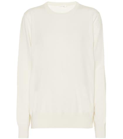 The Row Olive Cashmere Sweater