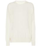 The Row Olive Cashmere Sweater