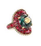 Self-portrait X Le Specs Luxe Crystal-embellished Ring