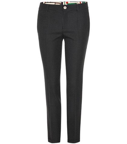 Gucci Cropped Wool-blend Trousers