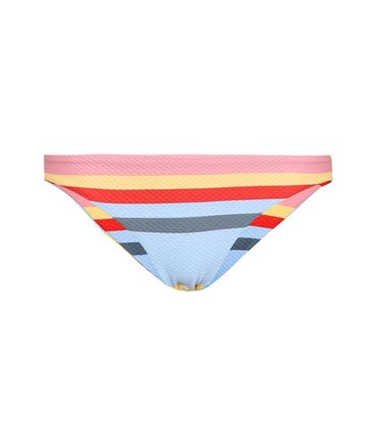 Asceno Striped Bikini Bottoms