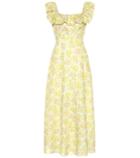 Zimmermann Goldie Printed Linen Maxi Dress