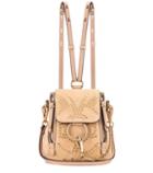 Gabriela Hearst Faye Mini Studded Suede Backpack