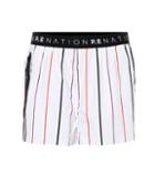 P.e Nation Long Distance Striped Shorts