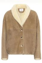 Oscar De La Renta Alexandre Suede Coat