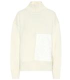 Jil Sander Appliquéd Wool Turtleneck Sweater