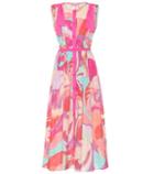 Emilio Pucci Beach Printed Eyelet Lace Dress