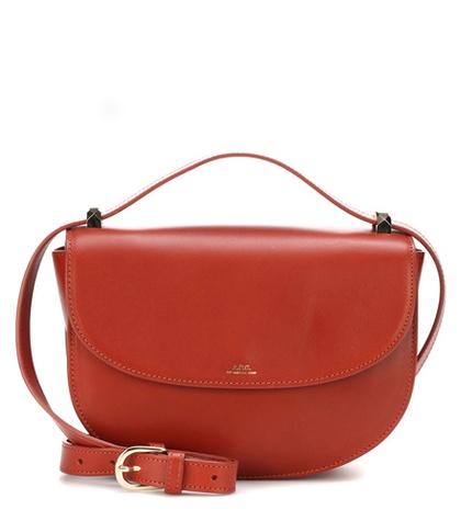 A.p.c. Genève Leather Shoulder Bag