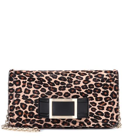 Roger Vivier Keep It Viv' Calf Hair Clutch