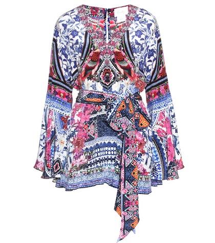 Mcq Alexander Mcqueen Wide Sleeve Playsuit