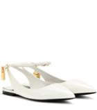 Tom Ford Embellished Leather Ballerinas