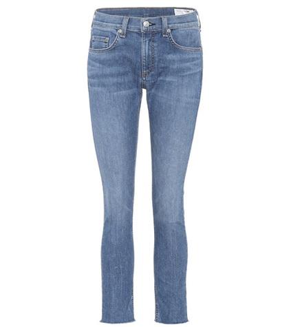 Rag & Bone Ankle Skinny Cropped Jeans