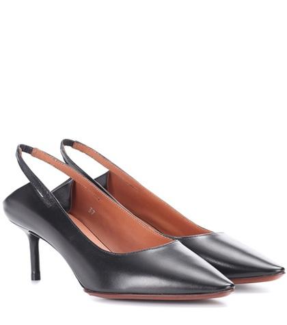 Vetements Babouche Leather Slingback Pumps