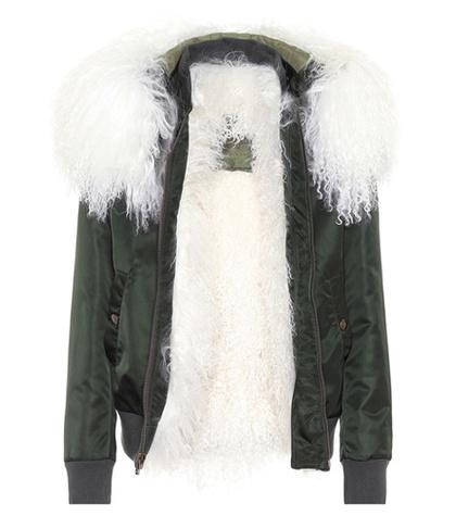 Mr & Mrs Italy Exclusive To Mytheresa.com – Fur-trimmed Bomber Jacket