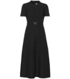 Valentino Wool And Silk Midi Dress