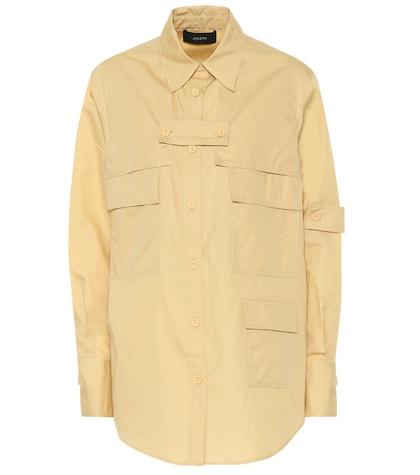Moncler Enfant Wesley Cotton And Silk Shirt
