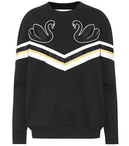 Victoria Victoria Beckham Striped Cotton Sweatshirt