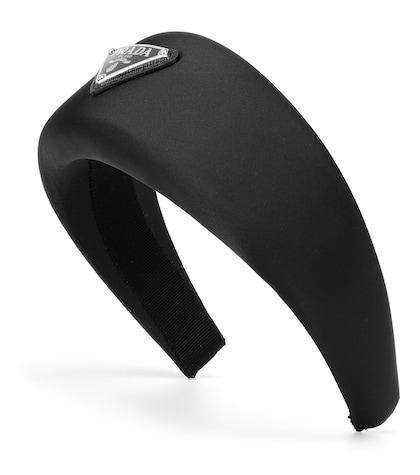 Balenciaga Logo-embellished Satin Headband